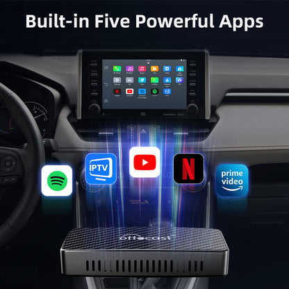 2025 Upgraded Play2Video Pro YouTube Netflix Prime video wireless CarPlay/Android Auto car box