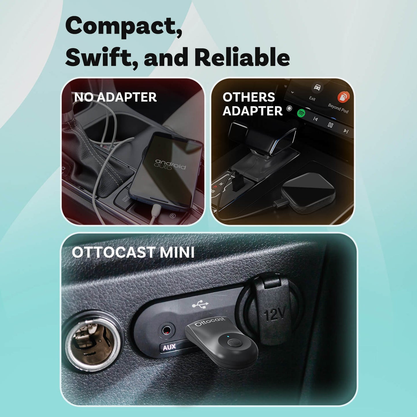 2025 Mini Wireless CarPlay/Android Auto Adapter
